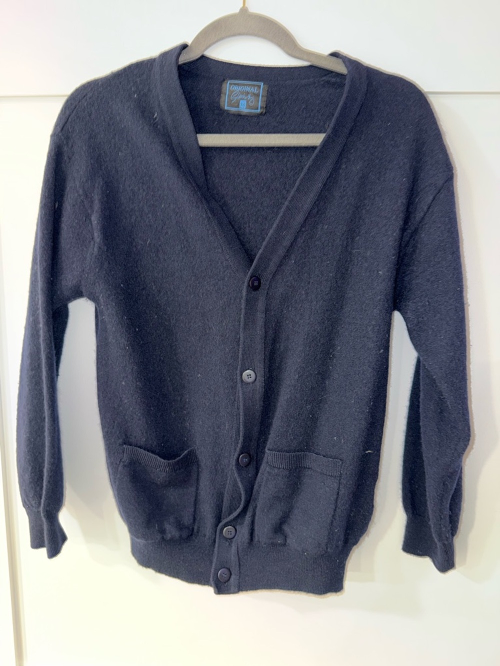 Glen Husky V-Neck Cardigan